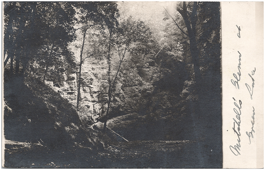 11358 - Mitchell's Glen at Green Lake - Postmarked 1913