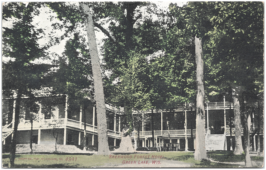 11359 - Sherwood Forest Hotel, Green Lake, Wis.