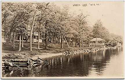 11363-Green Lake Wis. Sherwood Forest Shoreline Area