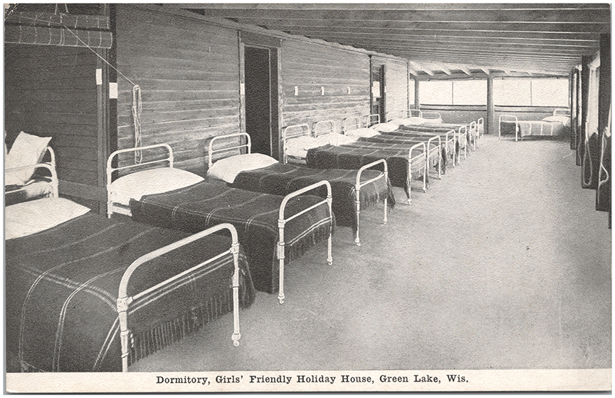 11368-Dormitory, Girl's Friendly House, Green Lake, Wis.