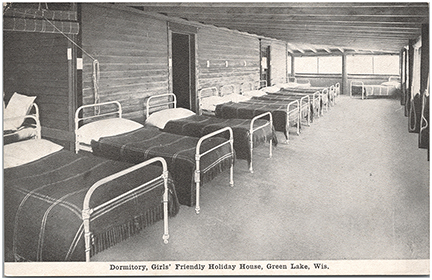 11368-Dormitory, Girl's Friendly House, Green Lake, Wis.