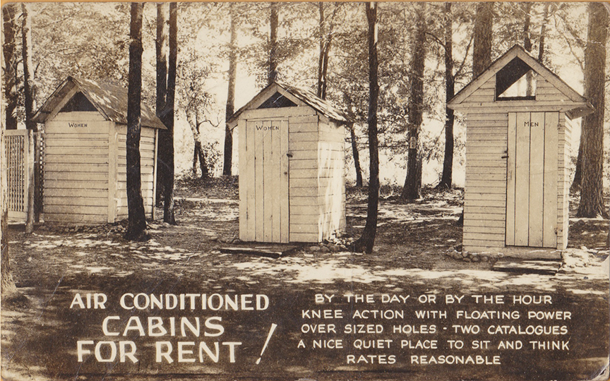 10846-Air Conditioned Cabins for rent. - Postmarked 1939