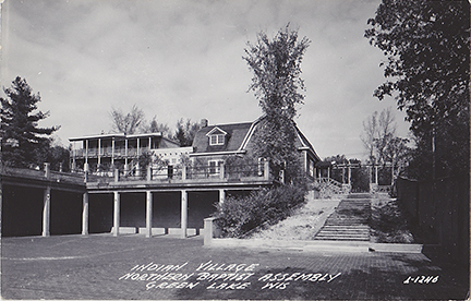 10091-Indian Village, Northern Baptist Assembly, Green Lake, Wis.