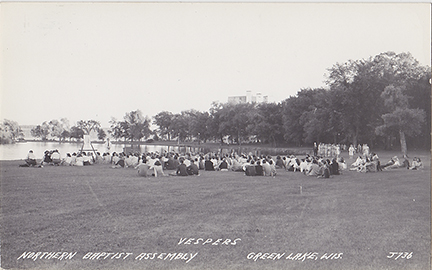 10469-Vespers Northern Baptist Assembly, Green Lake, WIS.