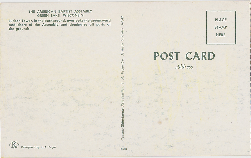 10735-American Baptist Assembly Green Lake, Wisconsin