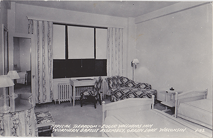 11064-Typical Bedroom - Rogers Williams Inn Northern Baptist Assembly, Green Lake, Wisconsin