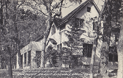 11065-Entrance Lawson House, American Baptist Assembly, Green Lake, Wis.