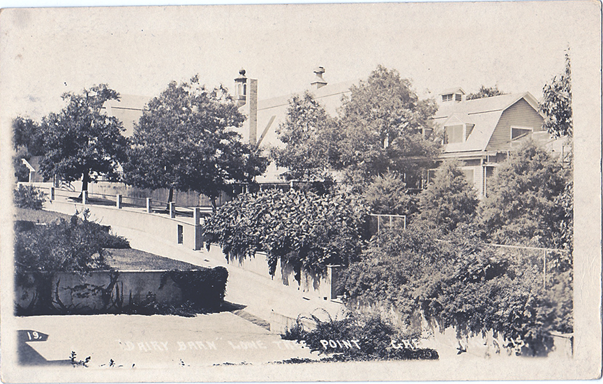 11142-Dairy Barn, Lone Tree Point, Green Lake, WIS. - Canceled 1919