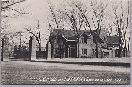 11199-Seven Gables - Winter Scene, Northern Baptist Assembly, Green Lake, WIS.