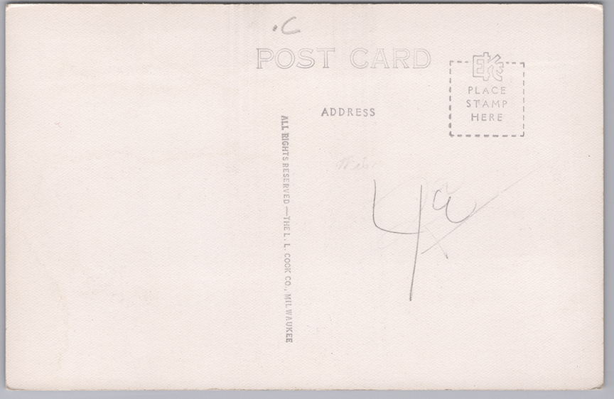 11199-Seven Gables - Winter Scene, Northern Baptist Assembly, Green Lake, WIS.