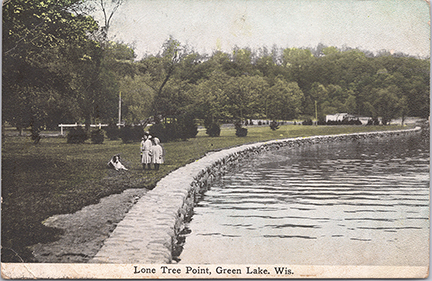 11226-Lone Tree Point, Green Lake, Wis. - Canceled 1912