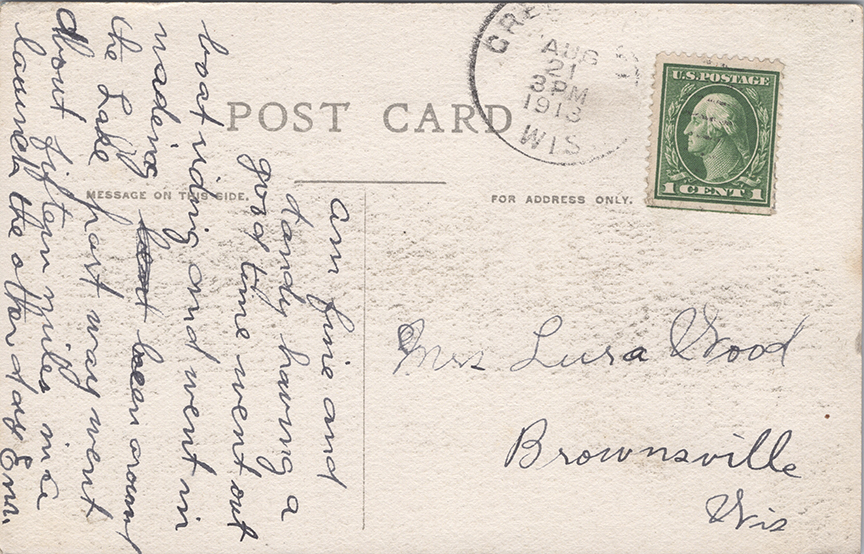 11232-View Near Lone Tree Point, Green Lake - Canceled 1913