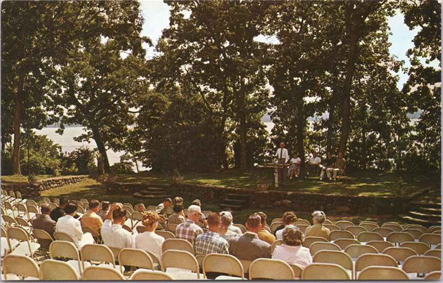 11268-The American Baptist Assembly Green Lake Wisconsin Robert L. Moore Jr., Hopevale Memorial Vesper Circle