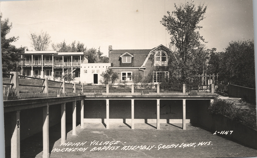 11290-Indian Village Northern Baptist Assembly Green Lake, WIS. - Canceled 1948