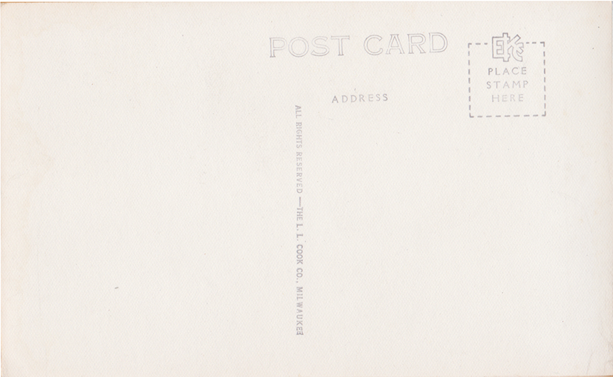 10796-Judson Tower in Distance, Northern Baptist Assembly, Green Lake, WIS.