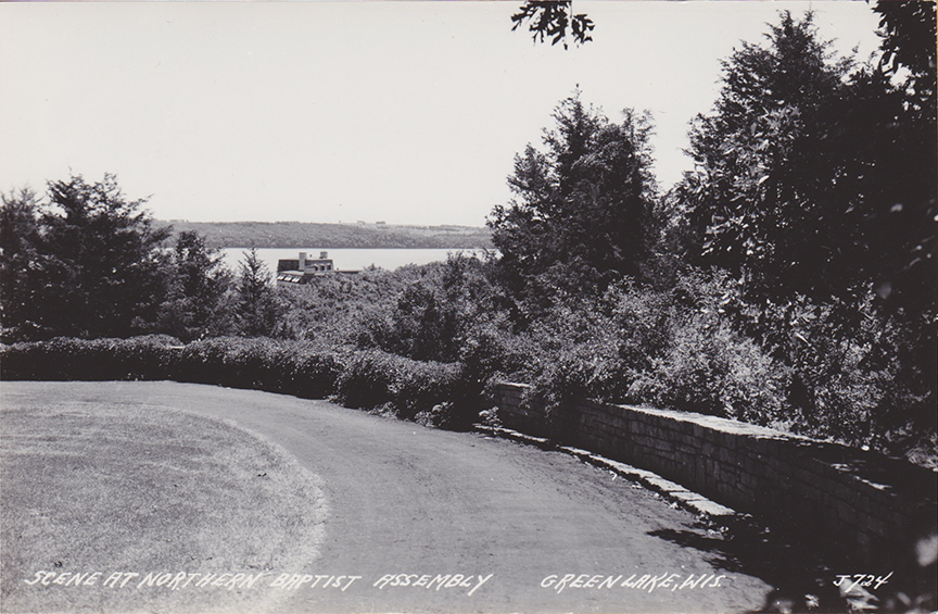 10951-Scene at Northern Baptist Assembly, Green Lake, Wis.