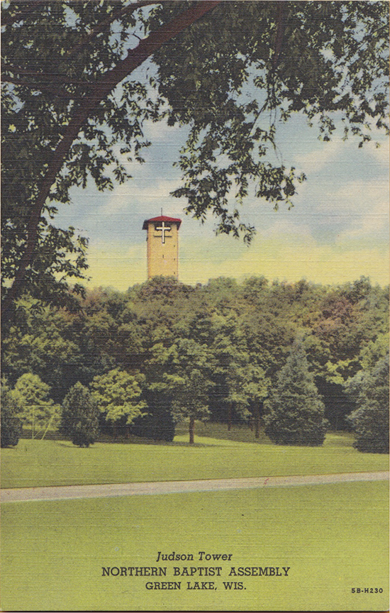 10973-Judson Tower, Northern Baptist Assembly, Green Lake, WIS.