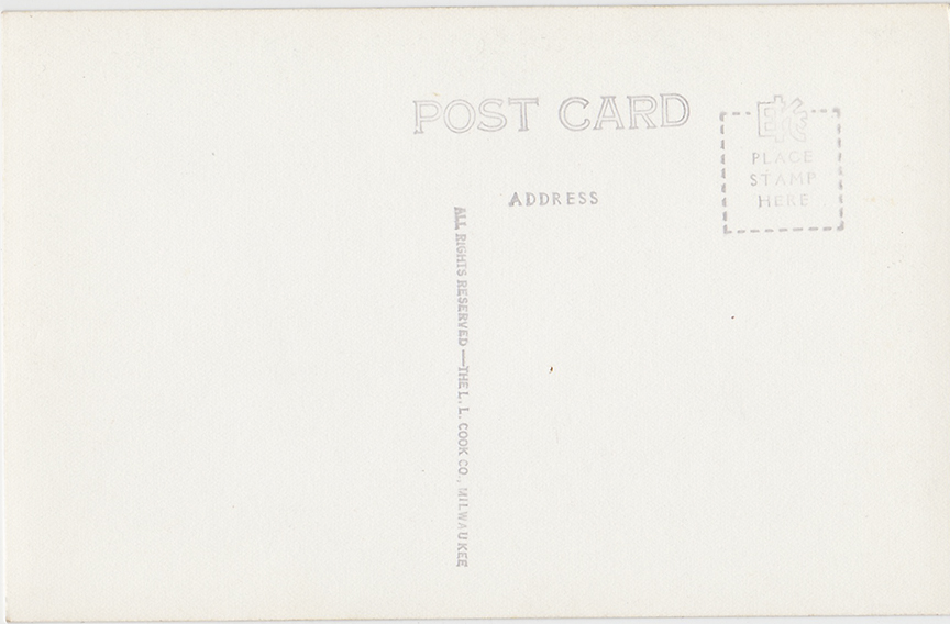 10047-Mirror view of boat house, Northern Baptist Assembly