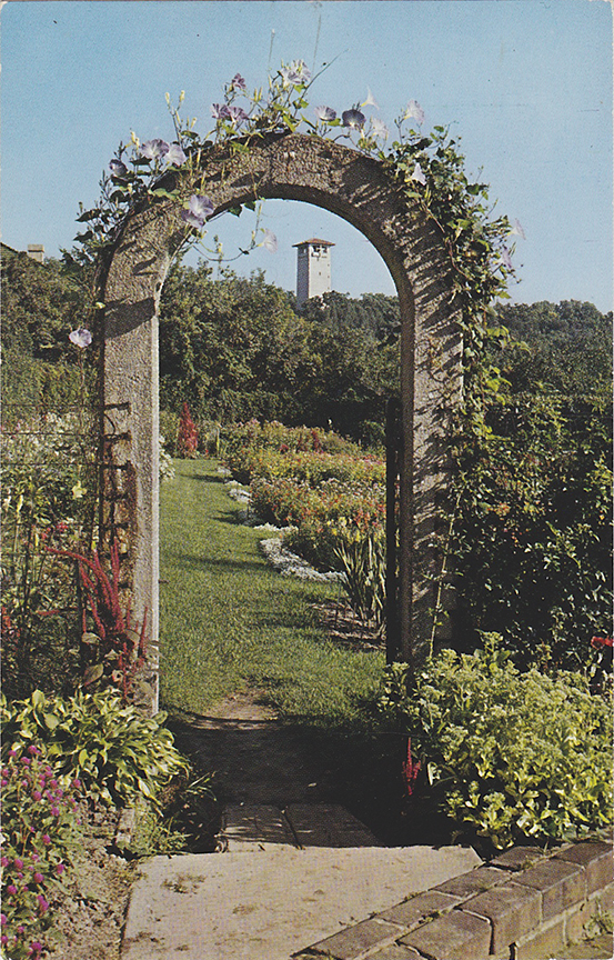 10064-The American Baptist Assembly, Green Lake, Wisconsin, The Formal Gardens