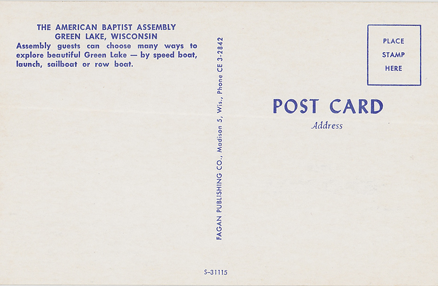 10081-The American Baptist Assembly, Green Lake, Wisconsin, Boat Dock