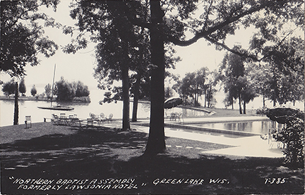 10085-Northern Baptist Assembly, formerly Lawsonia Hotel, Green Lake, Wis.