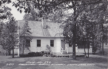 10088-House No. 542 American Baptist Assembly, Green Lake, Wis.
