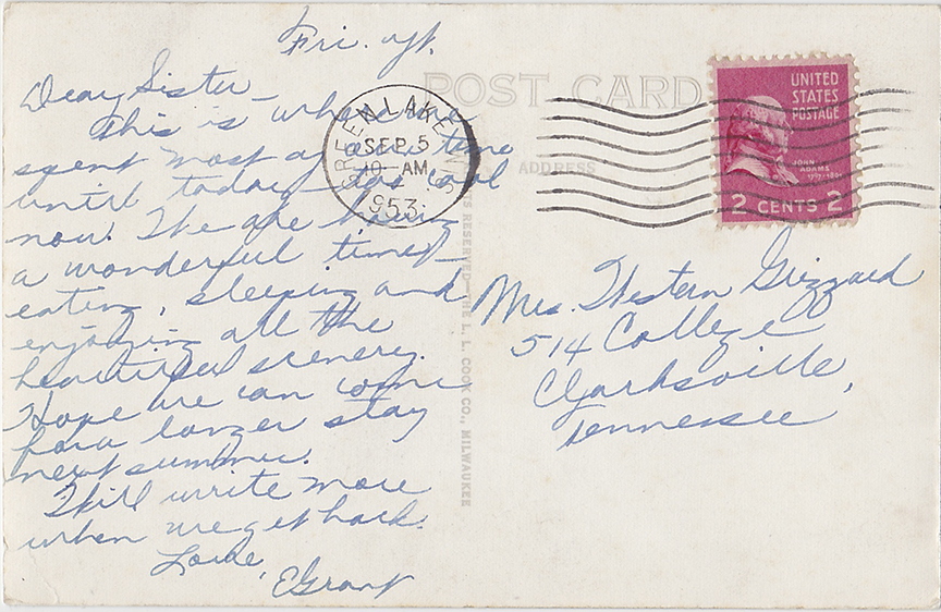 10120-The Pool and Inn, American Baptist Assembly, Green Lake, Wis. - Canceled 1953