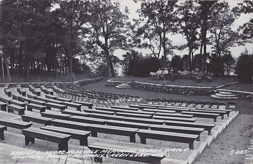 10125-Robert L. Moore Hopevale Memorial Vesper Circle, Northern Baptist Assembly, Green Lake, Wisc.