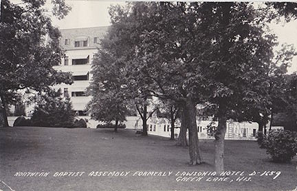 10127-Northern Baptist Assembly Formerly Lawsonia Hotel, Green Lake, Wis. - Canceled 1944