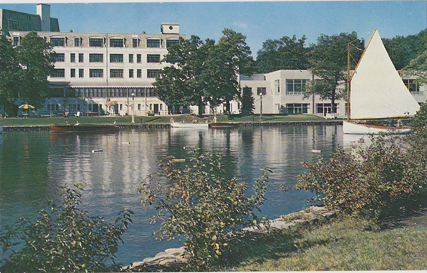 10150-American Baptist Assembly, Green Lake, Wisconsin Roger Williams Inn and new dinning room.