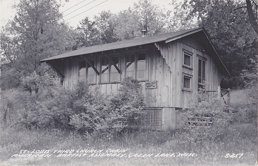 10158-St. Louis Third Church Cabin, American Baptist Assembly, Green Lake, Wisc.