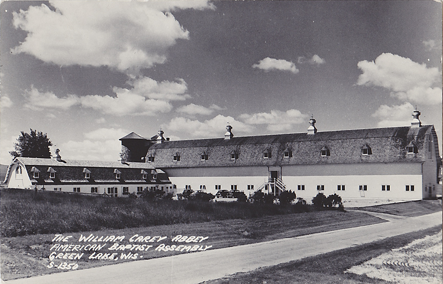 10161-The William Carey Abbey, American Baptist Assembly, Green Lake, Wis. - Canceled 1952