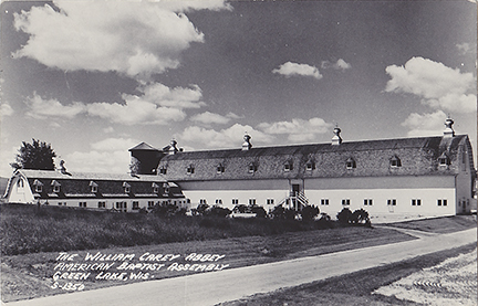 10161-The William Carey Abbey, American Baptist Assembly, Green Lake, Wis. - Canceled 1952