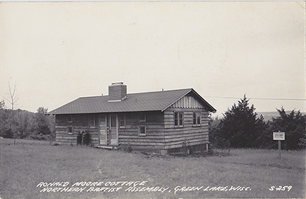 10310-Ronald Moore Cottage, Northern Baptist Assembly, Green Lake, Wis. - Canceled 1951