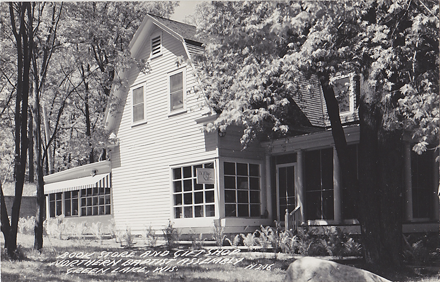 10523-Bookstore and Gift shop Northern Baptist Assembly, Green Lake, Wis.