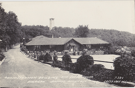 10563-Administration Building and Judson Tower, American Baptist Assembly, Green Lake, Wis.