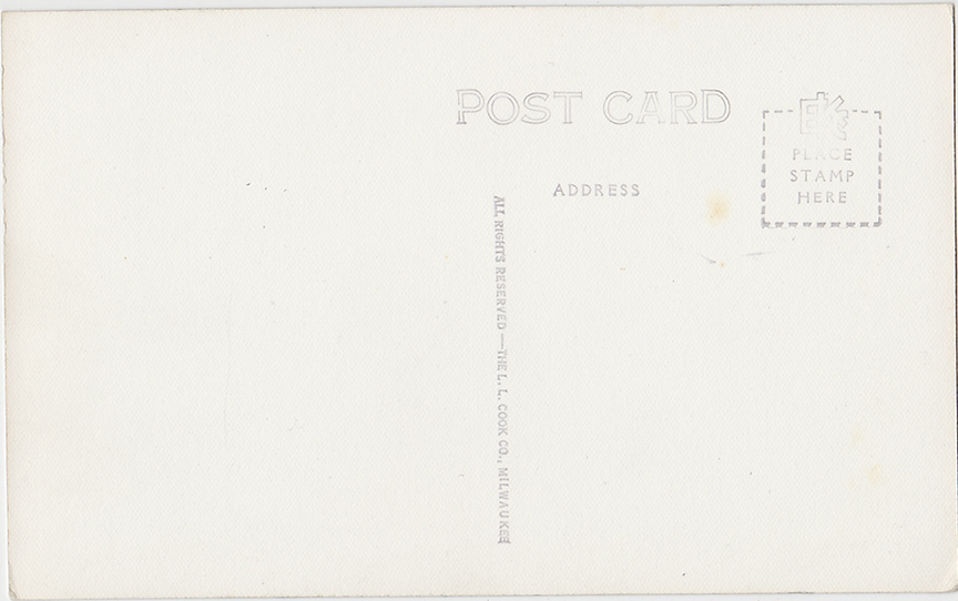 10631-Judson Tower - From the Greensward, Northern Baptist Assembly, Green Lake, Wisc.