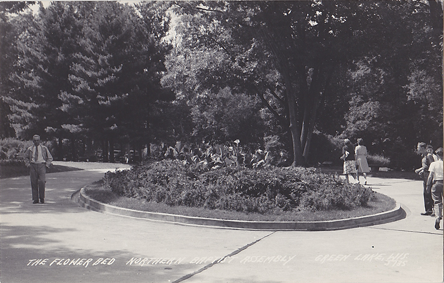 10675-The Flower Bed, Northern Baptist Assembly, Green Lake, Wis.