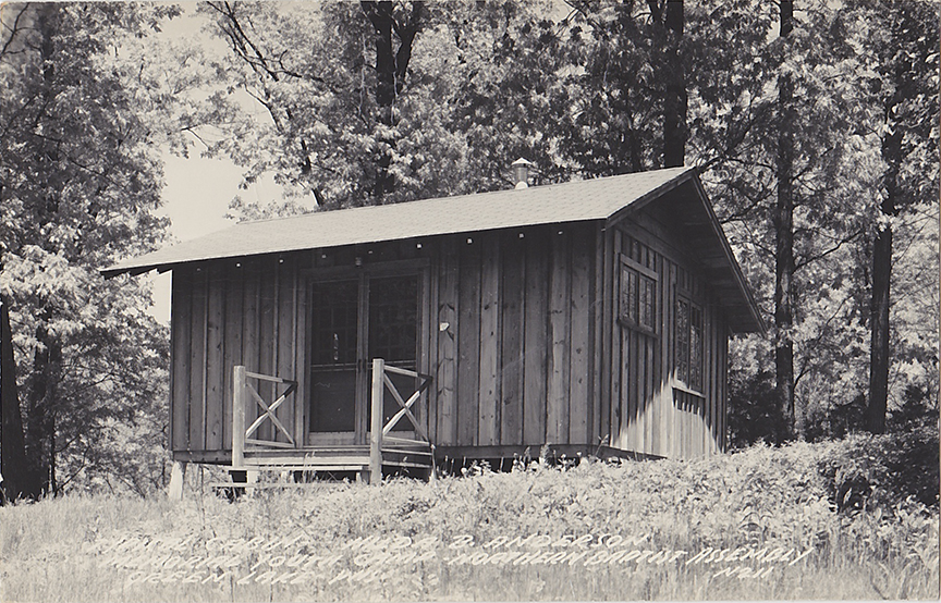 10740-Typical Cabin Hilda B. Anderson, Memorial Youth Camp-Northern Baptist Assembly, Green Lake, Wis.
