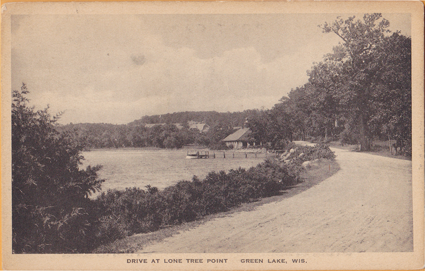 10798-Drive at Lone Tree Point, Green Lake, WIS.