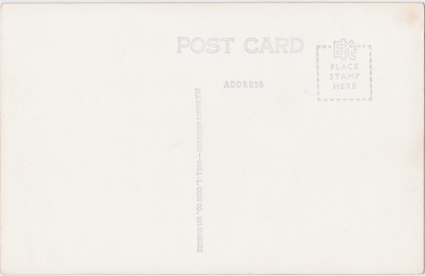 10825-Along Prospect Drive, American Baptist Assembly, Green Lake, Wis. - The road to Judson Tower