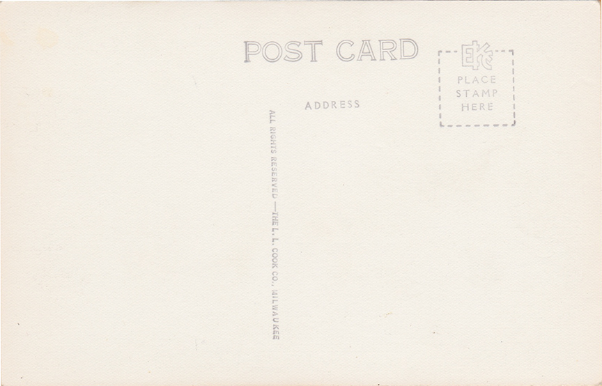 10852-Parking Scene, Northern Baptist Assembly, Green Lake, WIS.