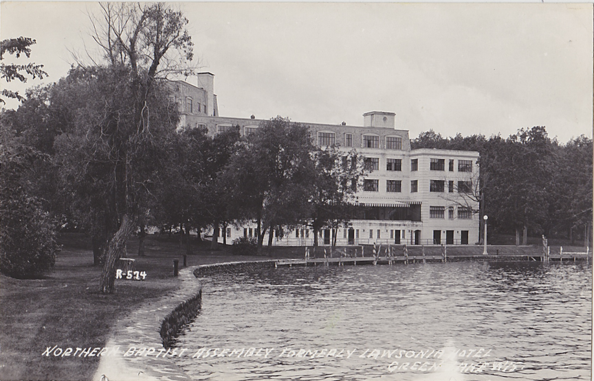 10377-Northern Baptist Assembly Formerly Lawsonia Hotel Green Lake, Wis