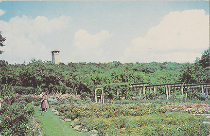 10396-The Lawson Gardens, American Baptist Assembly, Green Lake, Wisconsin - Canceled 1953