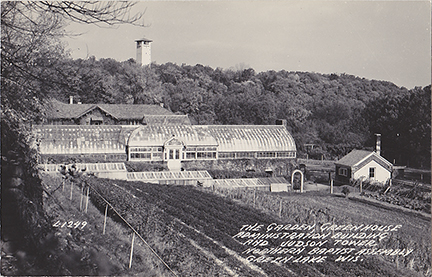 10441-The Garden Green House Administration Building and Judson Tower, Northern Baptist Assembly, Green Lake, Wis.