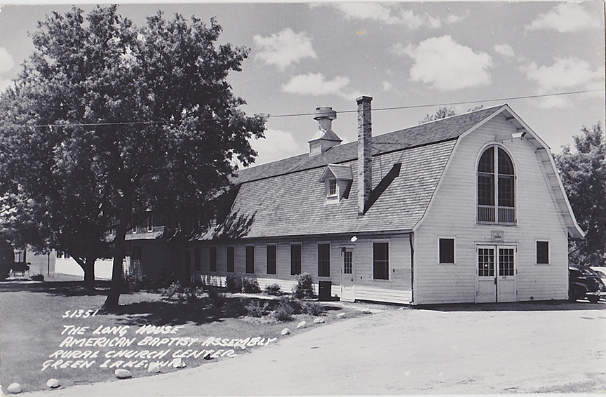 10524-The Long House, American Baptist Assembly, Rural Church Center, Green Lake, Wis.
