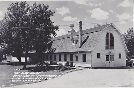 10524-The Long House, American Baptist Assembly, Rural Church Center, Green Lake, Wis.