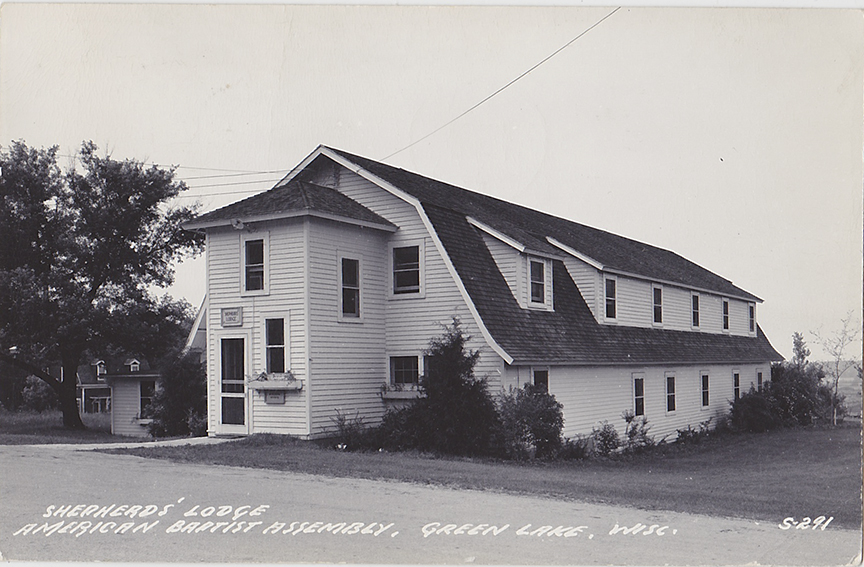 10617-Shepherds' Lodge, American Baptist Assembly, Green Lake, WIS. - Canceled 1955