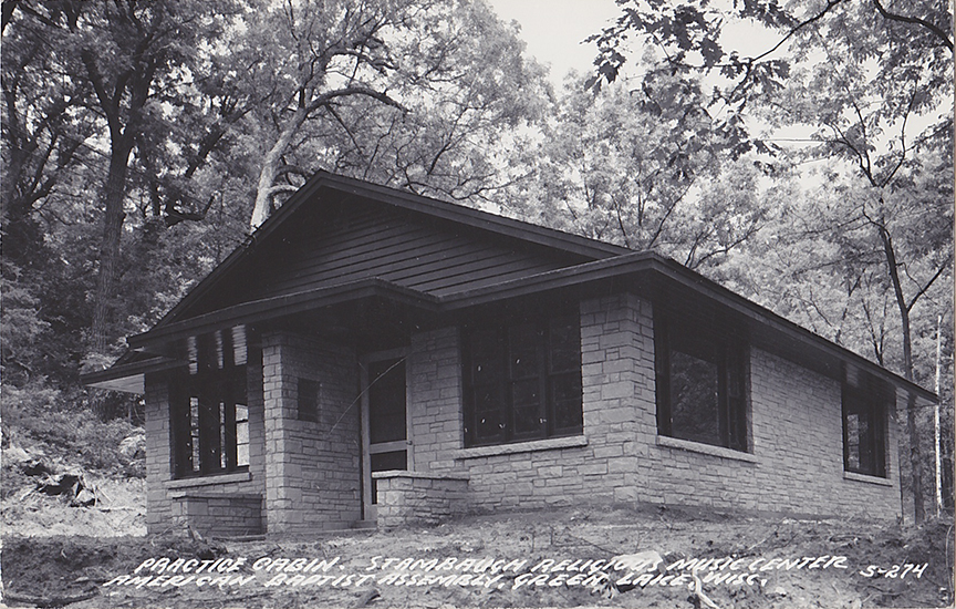 10639-Practice Cabin, Stambaugh Religious Music Center, American Baptist Assembly, Green Lake, Wisc.