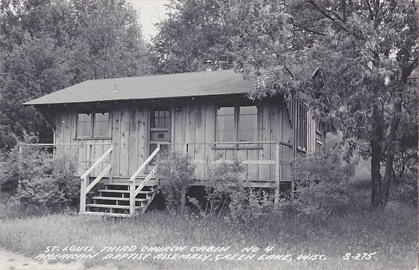 10757-St. Louis Third Church Cabin No 4, American Baptist Assembly, Green Lake, Wisc.